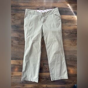 Dickies Khaki Chino Pants Womens 10P Straight Leg Workwear Y2K Preppy
